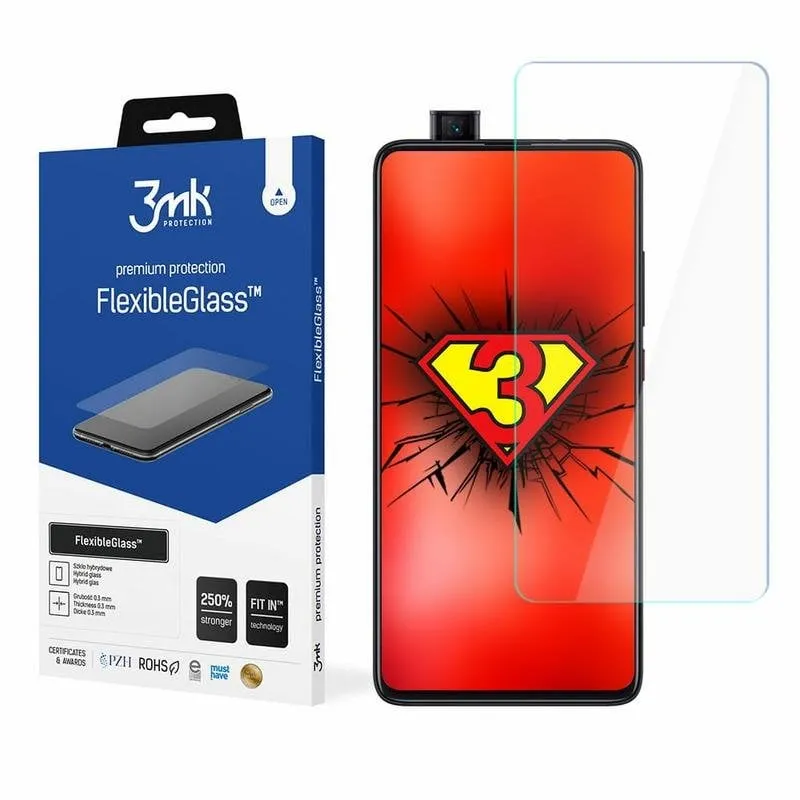 Protettore schermo FlexibleGlass 3MK per Xiaomi Mi 9T - immagine 1