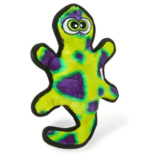 Outward Hound Durablez Medium Gecko Stuffing-Free Squeaky Plush Dog Toy - immagine 6