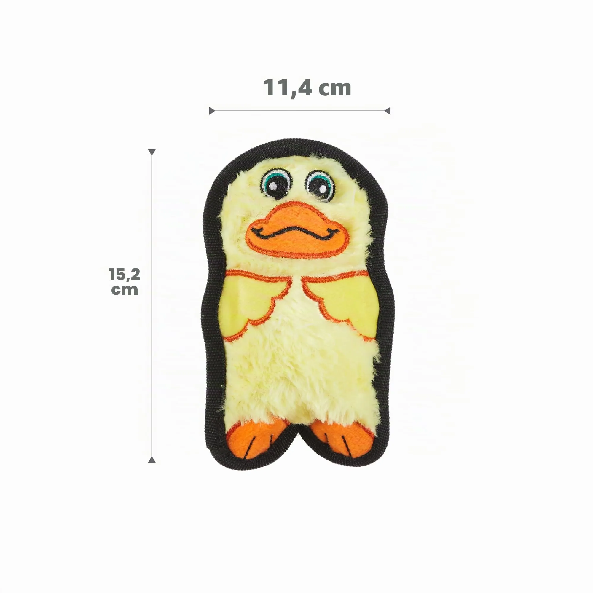 Outward Hound Invincibles Mini Duck Peluche Cane Giocattolo, XS - immagine 6