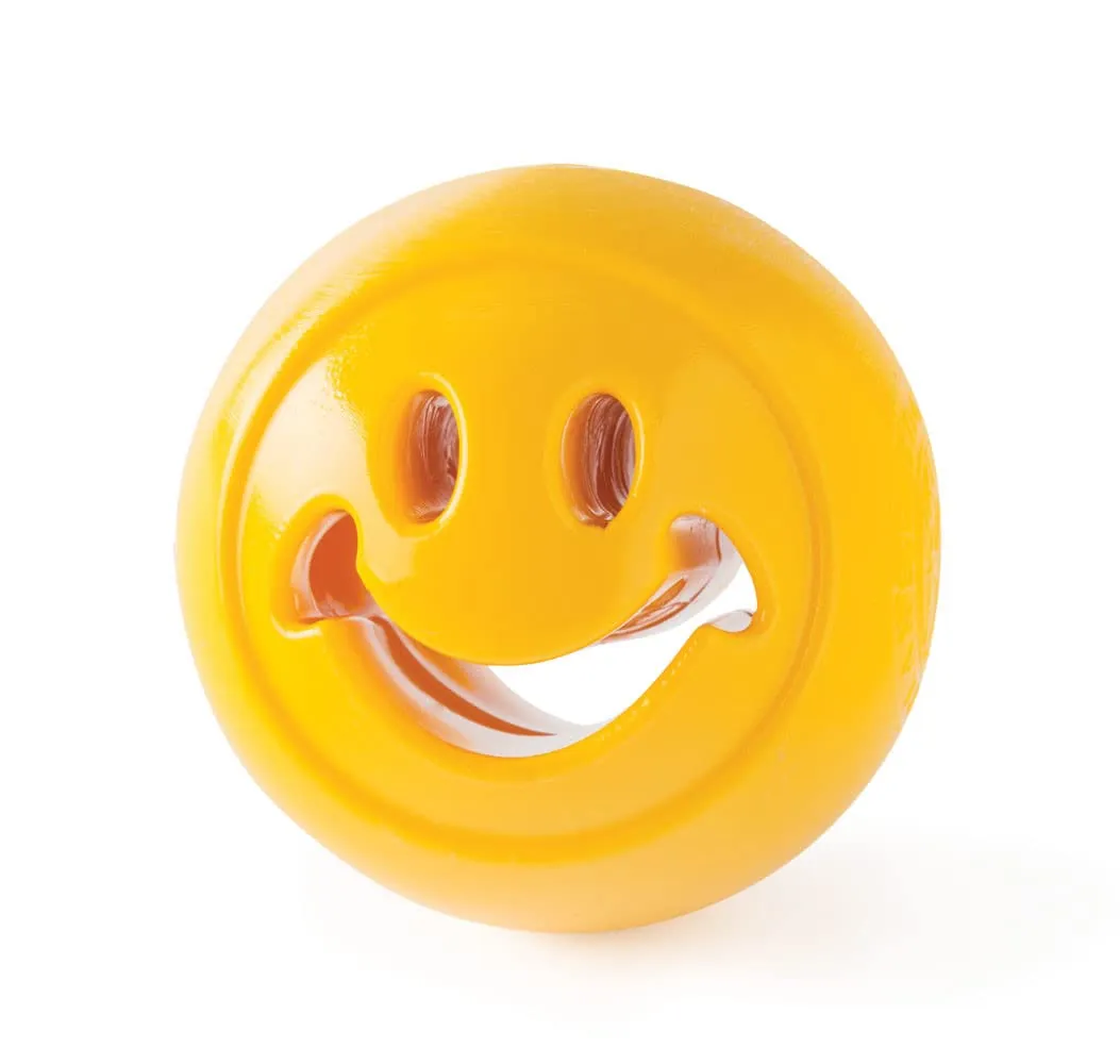 Planet Dog Orbee-Tuff Nooks - Gioco per cani - erogatore di ricompensa - smile - giallo - immagine 1
