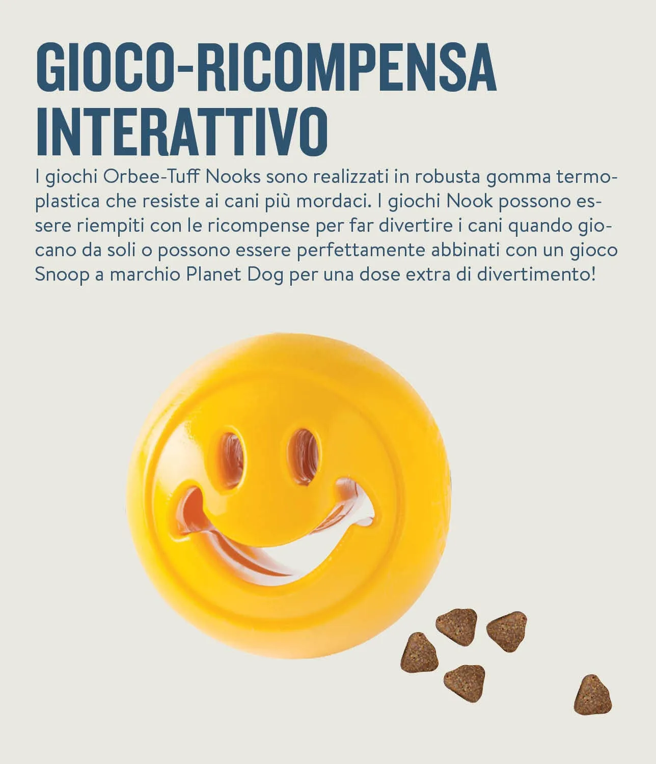 Planet Dog Orbee-Tuff Nooks - Gioco per cani - erogatore di ricompensa - smile - giallo - immagine 4