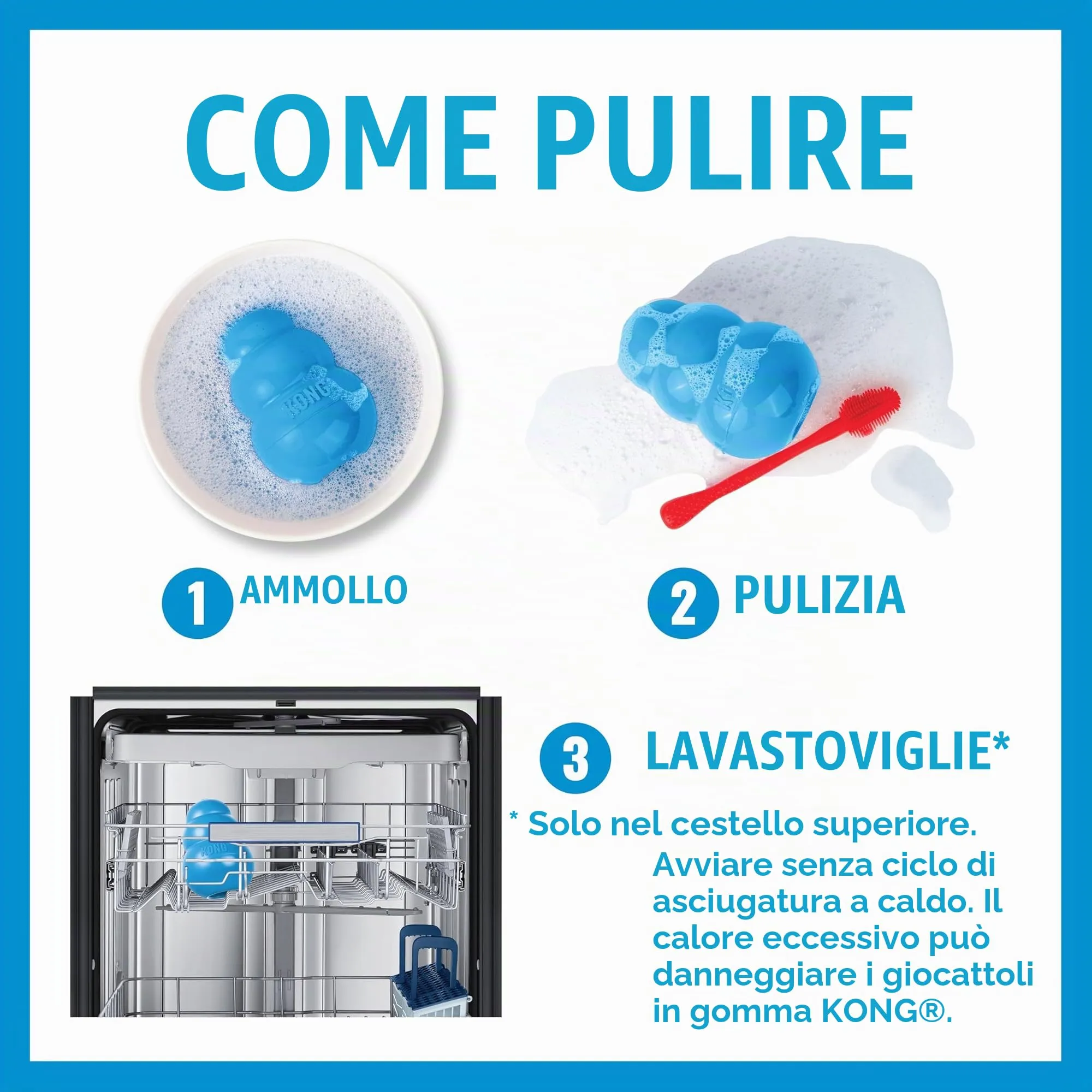 KONG Puppy Ball con Foro per Cuccioli, Taglia Media/Grande - immagine 8