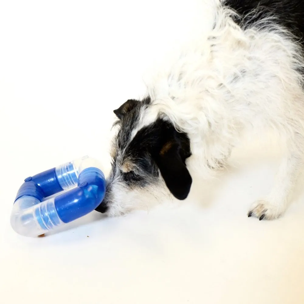 Planet Dog Orbee-Tuff Link - gioco rompicapo interattivo per cani - erogatore di ricompense - Blu royal - immagine 2