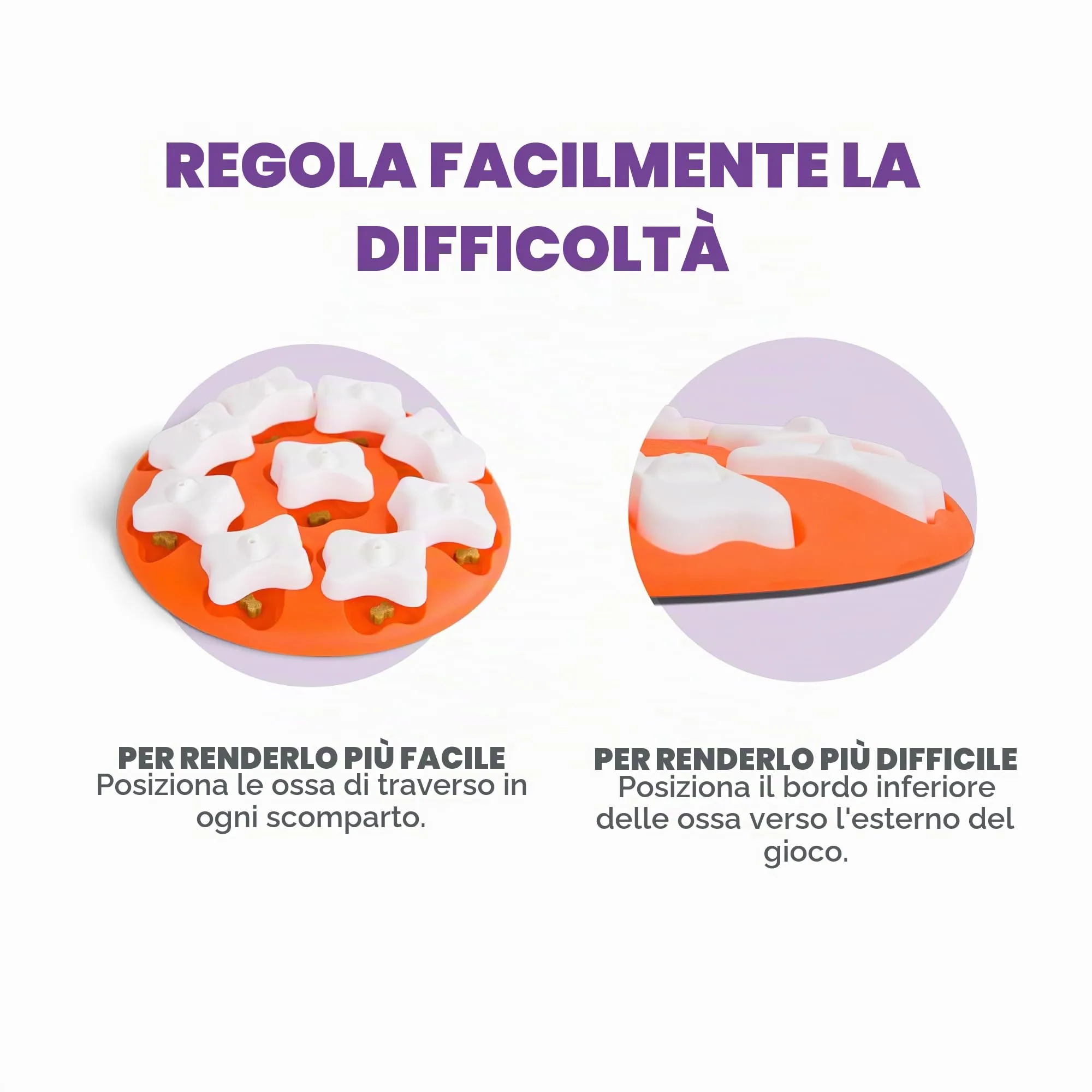 Nina Ottosson di Outward Hound Dog Smart - gioco rompicapo interattivo per cani - erogatore di ricompense - arancione - immagine 4