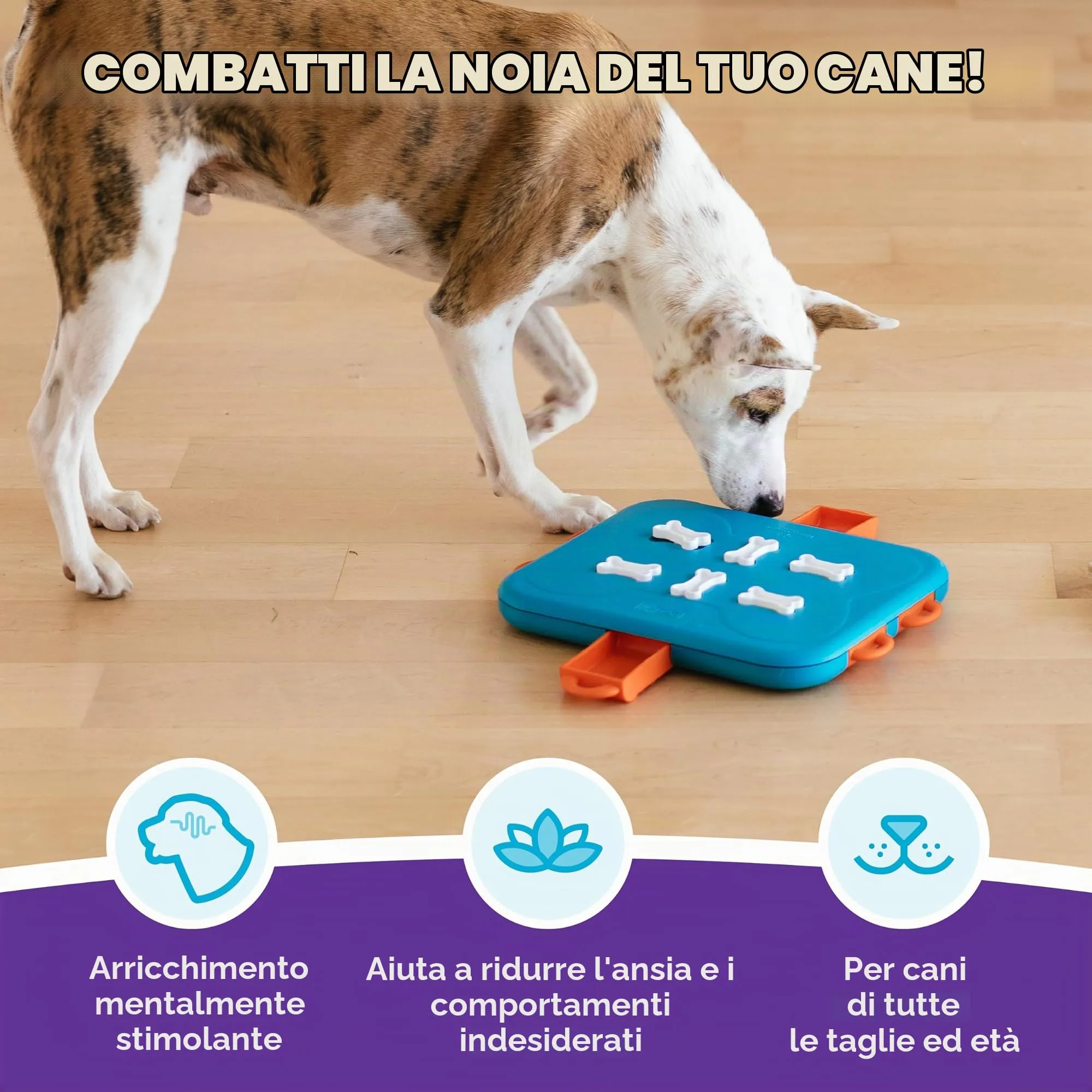 Nina Ottosson di Outward Hound Dog Casino - Gioco Rompicapo Interattivo per Cani - Erogatore di Ricompense - Livello Avanzato - immagine 3