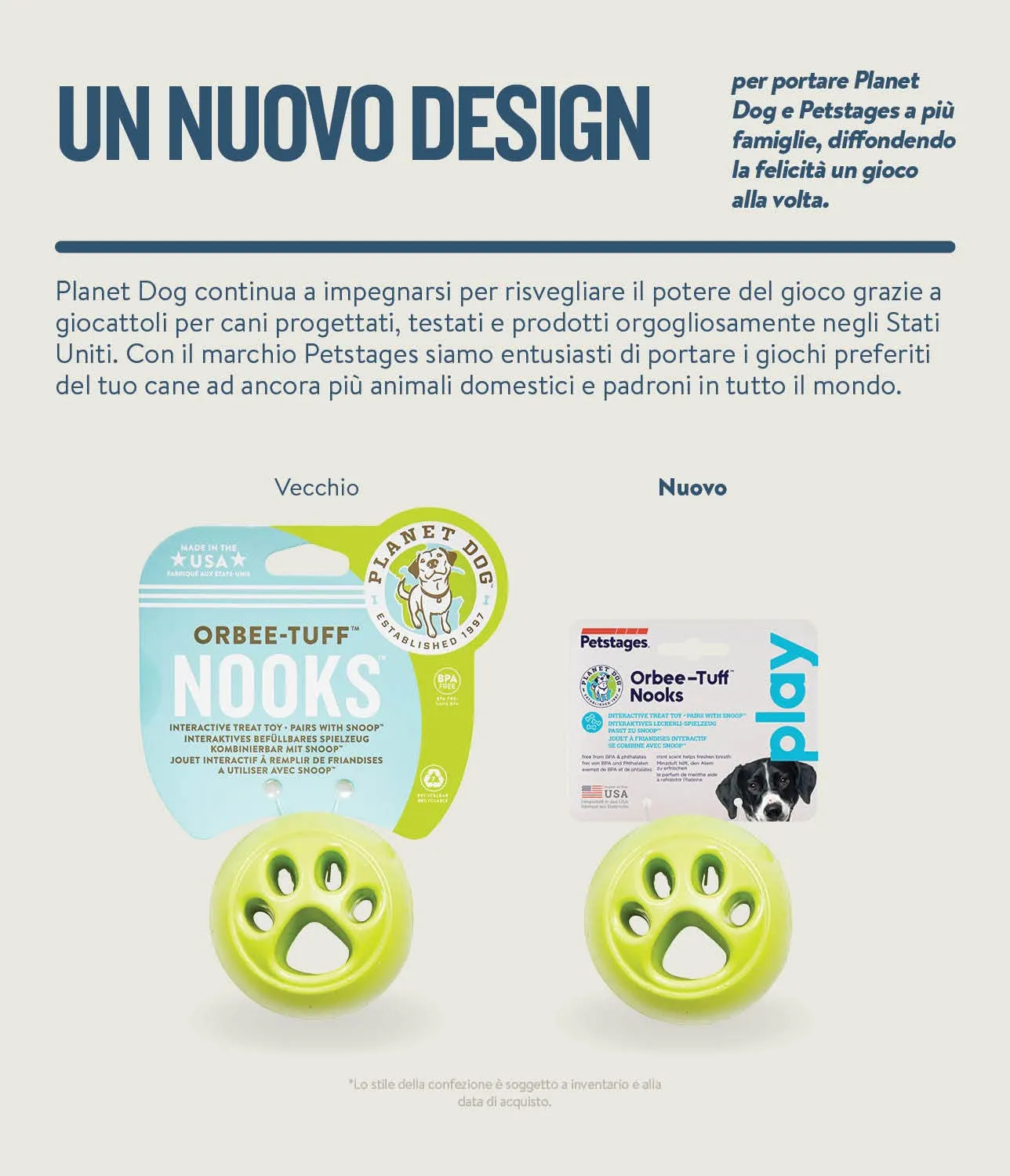 Planet Dog Orbee-Tuff Nooks - Gioco per cani - erogatore di ricompensa - impronta - verde - immagine 2
