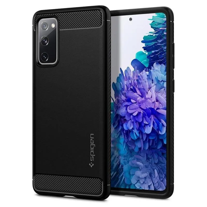 Custodia per cellulare Spigen ACS01847 Cover TPU nera per Samsung Galaxy S20 FE - immagine 1