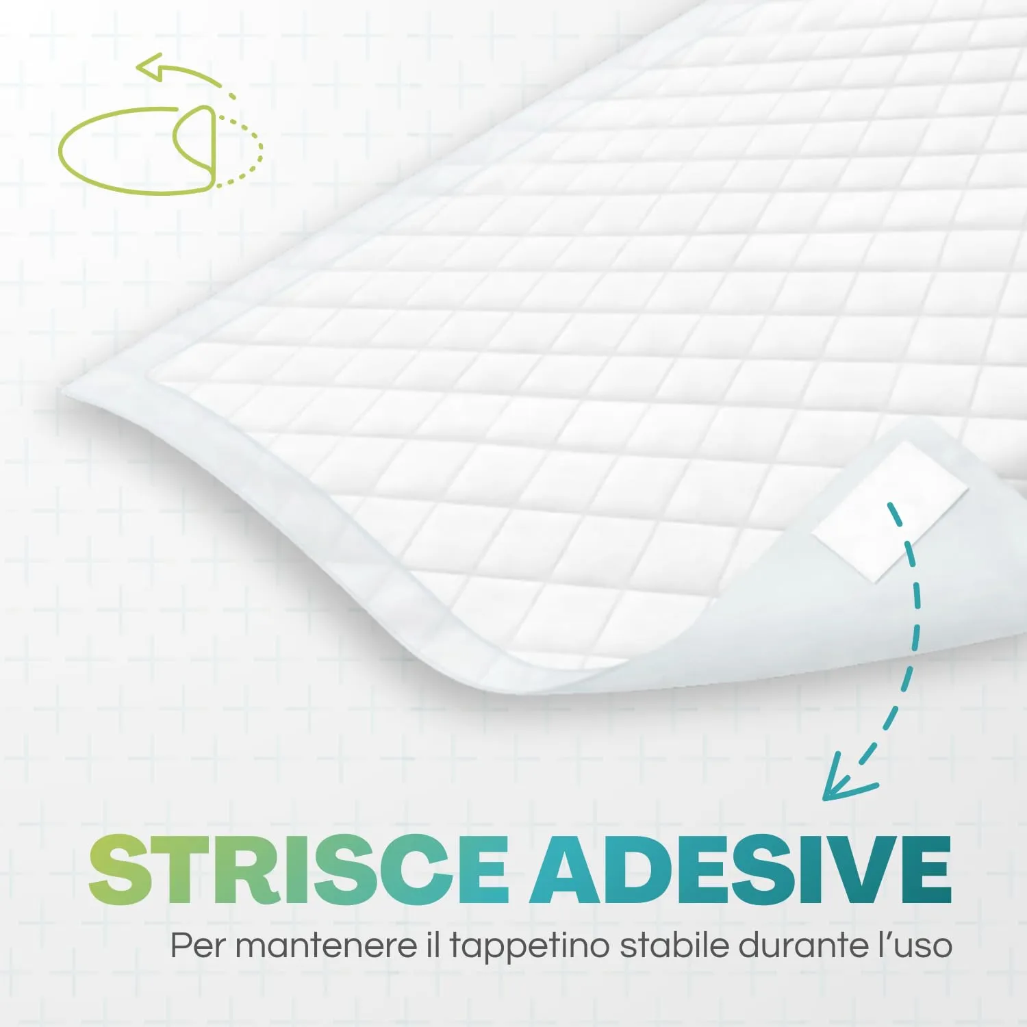 Palucart® tappetini igienici per cane 60x90 100 pezzi traversine cani animali domestici con adesivo anche per gatti anti odore - F - immagine 6