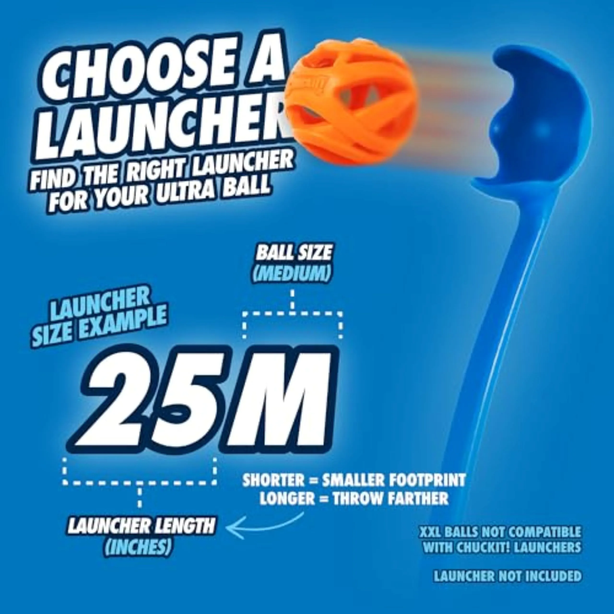 Chuckit Palla Breathe Right Fetch Ball Medium, 2 Palle da Seguire per il Cane, M - immagine 6