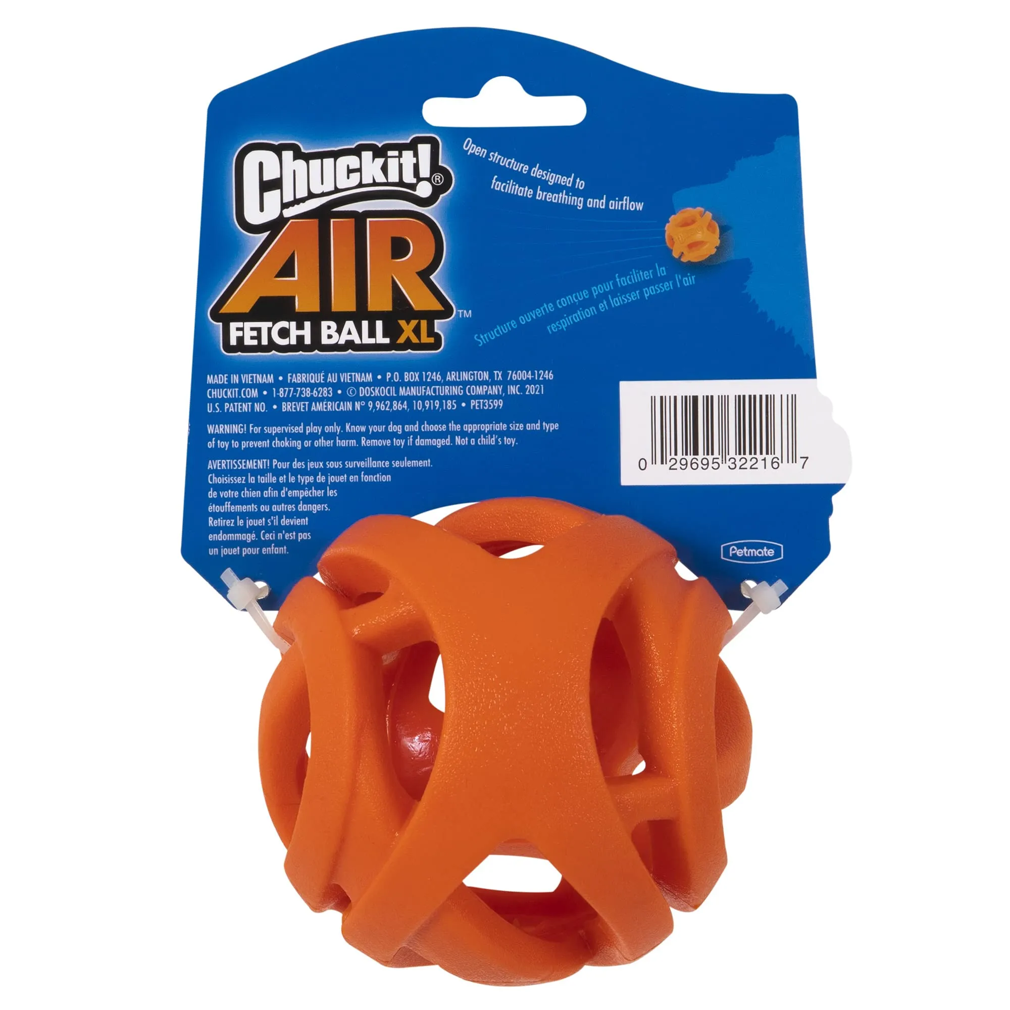 Chuckit Palla Breathe Right Fetch Ball Xlarge, Palla da Perseguire per il Cane, XL - immagine 4