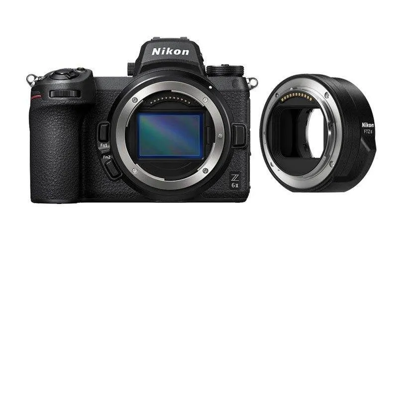 Fotocamera Mirrorless Nikon Z6 II Corpo 24.5MP Sensore Full-Frame Adattatore FTZ II - immagine 1