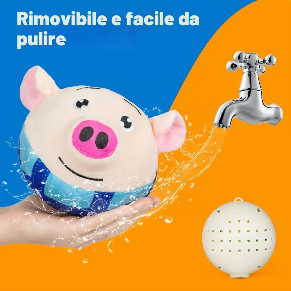 Adiwo Giochi per Cani Interattivi Palla, Giocattolo Che Rimbalza per Animali Domestici, Giocattolo Sonoro con Movimento Autonomo, Lavabile e Ricaricabile per Cani e Gatti - immagine 5