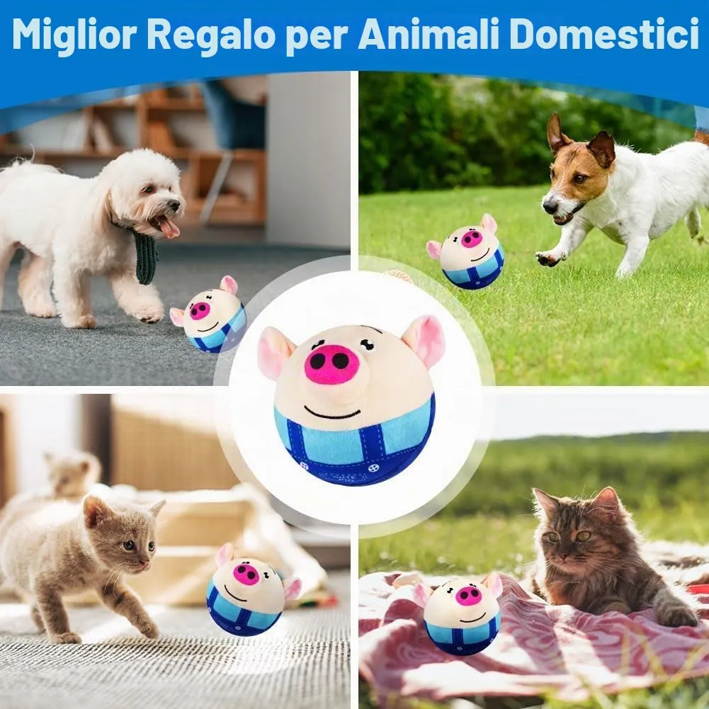 Adiwo Giochi per Cani Interattivi Palla, Giocattolo Che Rimbalza per Animali Domestici, Giocattolo Sonoro con Movimento Autonomo, Lavabile e Ricaricabile per Cani e Gatti - immagine 7