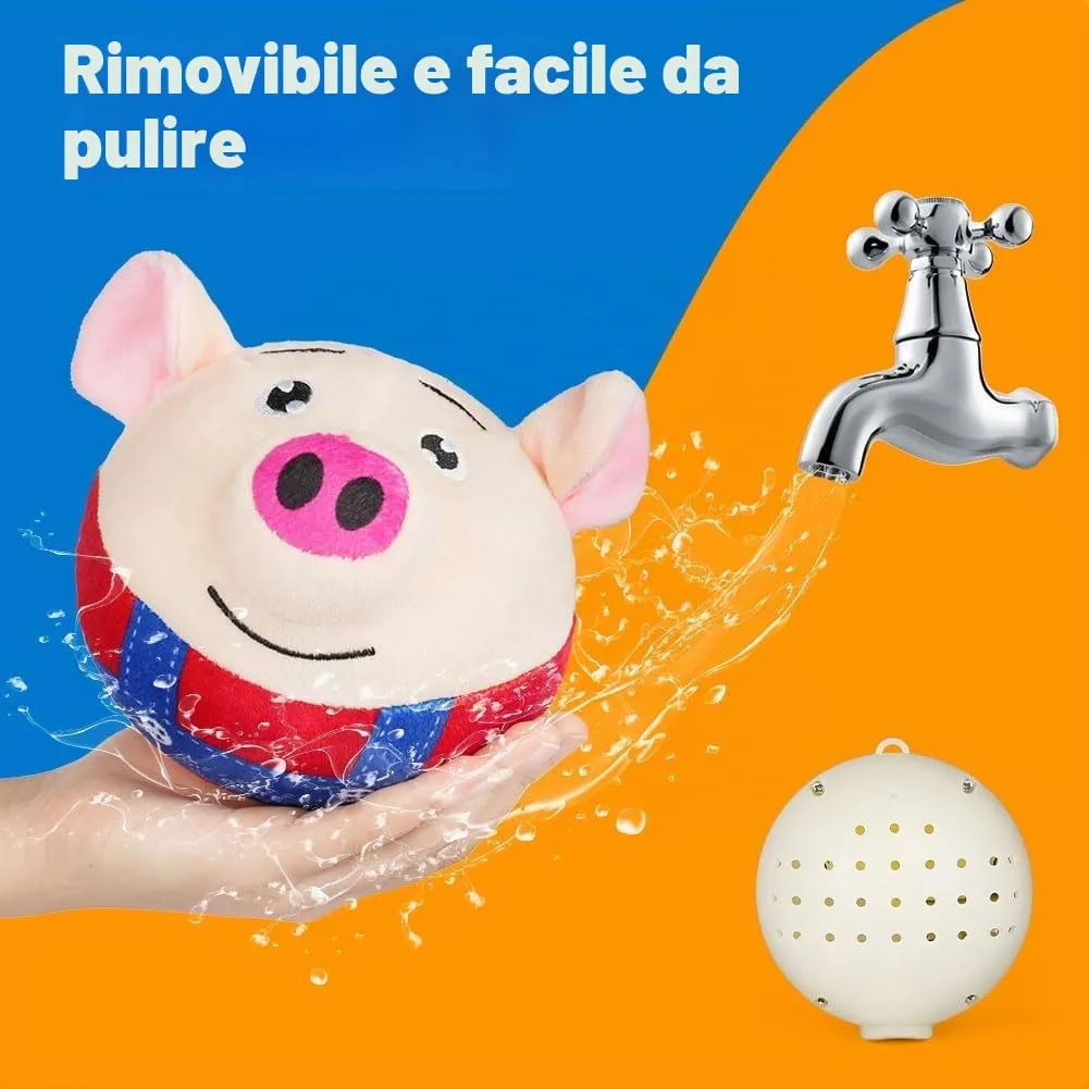 Adiwo Giochi per Cani Interattivi Palla, Giocattolo Che Rimbalza per Animali Domestici, Giocattolo Sonoro con Movimento Autonomo, Lavabile e Ricaricabile per Cani e Gatti - immagine 5
