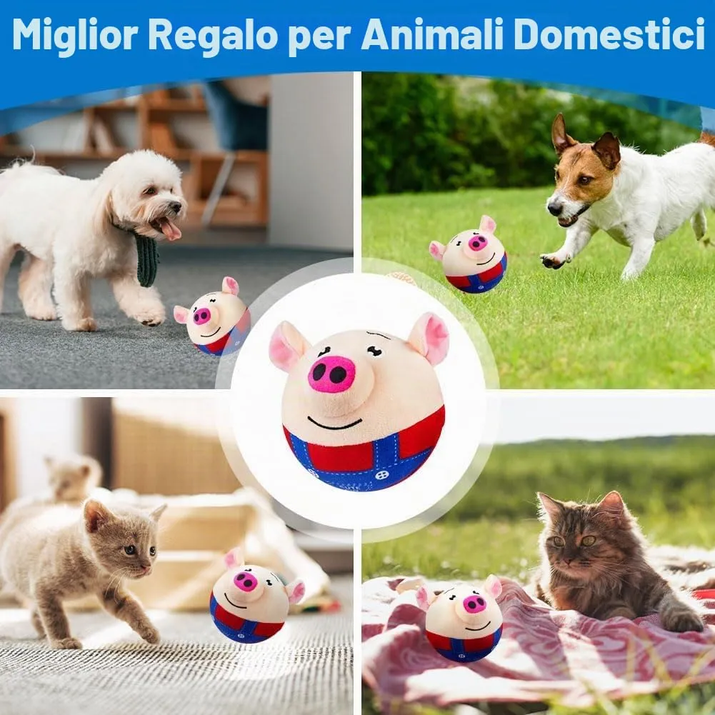 Adiwo Giochi per Cani Interattivi Palla, Giocattolo Che Rimbalza per Animali Domestici, Giocattolo Sonoro con Movimento Autonomo, Lavabile e Ricaricabile per Cani e Gatti - immagine 7