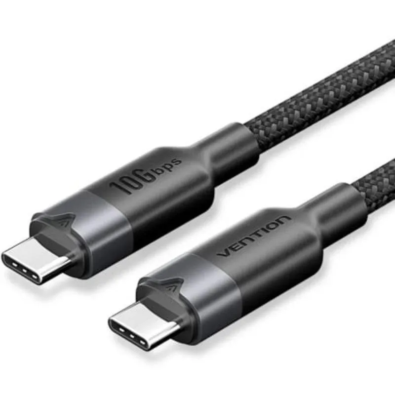 Cavo USB-C 3.2 Gen2 Vention TRGBF 5A 100W 1m Nero - immagine 1