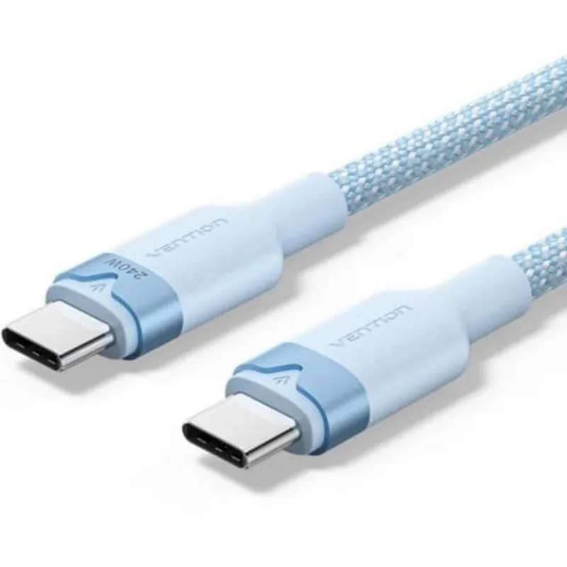 Cavo USB-C Vention TRISF 1m 240W 5A Blu - immagine 1