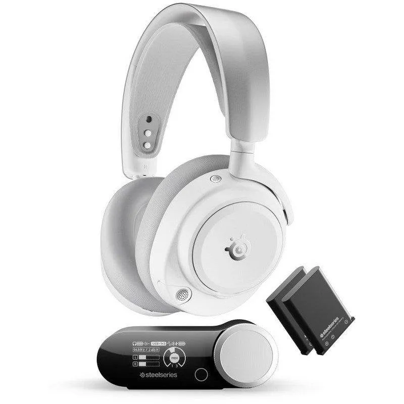 Cuffie Steelseries Arctis Nova Pro Omni Wireless Bluetooth Gaming ANC Bianco - immagine 1