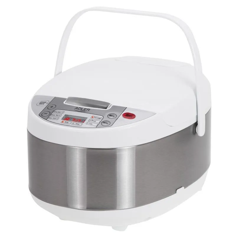 Pentola Multi-cottura Adler AD 6420 3,25 L 700 W Argento e Bianco - immagine 1