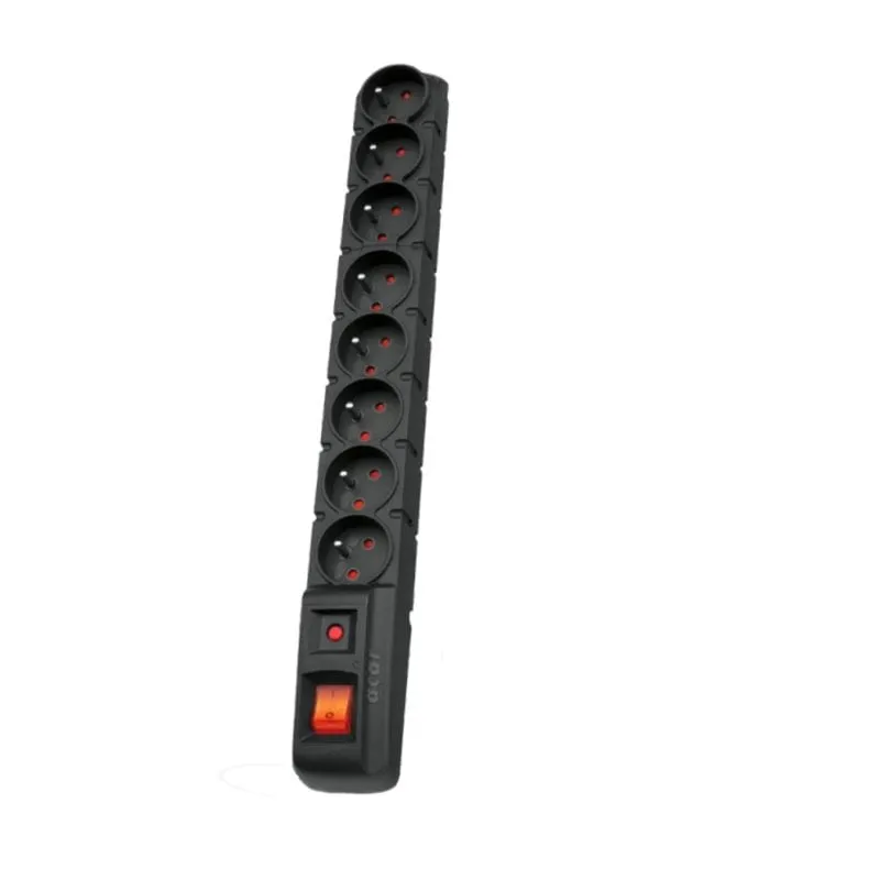 Multipresa Acar HSK DATA S8 8 prese con interruttore e protezione - immagine 1