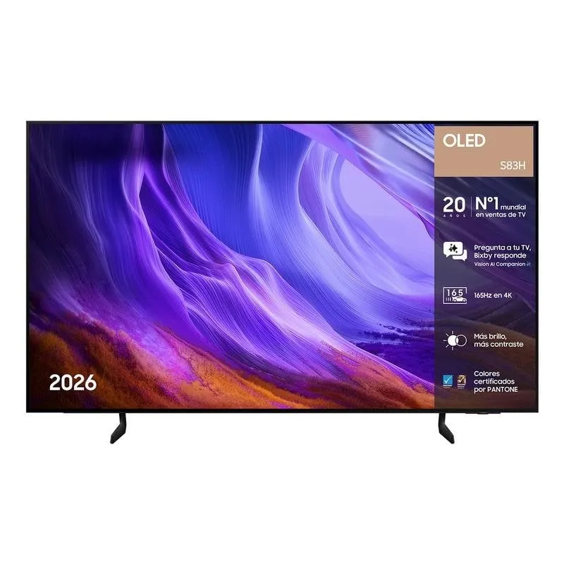 TV Samsung OLED S83H 55" 4K UltraHD 120Hz Smart TV Tizen HDR10+ Dolby Atmos Vision AI Gaming - immagine 1