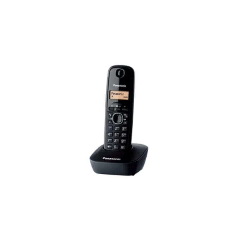 Telefono DECT Panasonic KX-TG1611 Nero Identificatore Chiamate 50 Voci - immagine 1