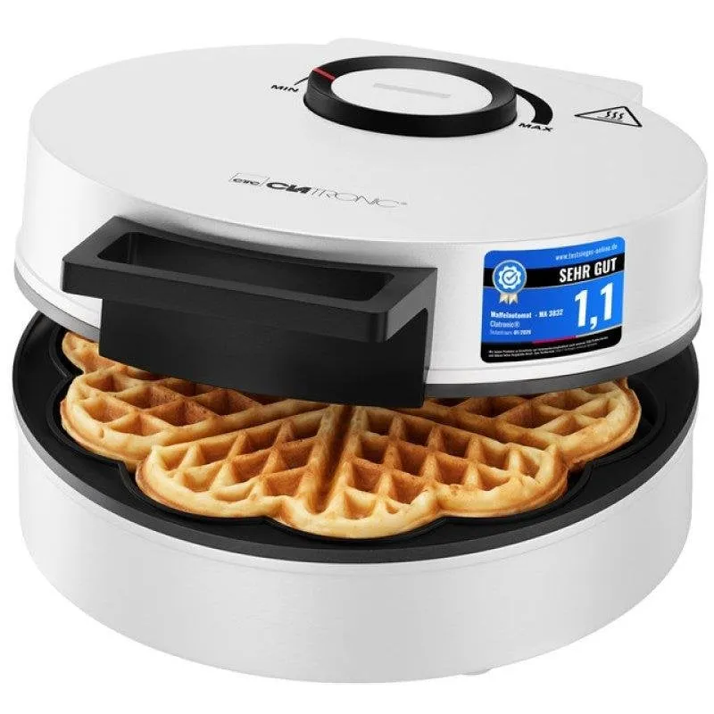 Gofrera Clatronic WA 3832, Superficie Antiaderente, 20 cm, 1200 W - immagine 1