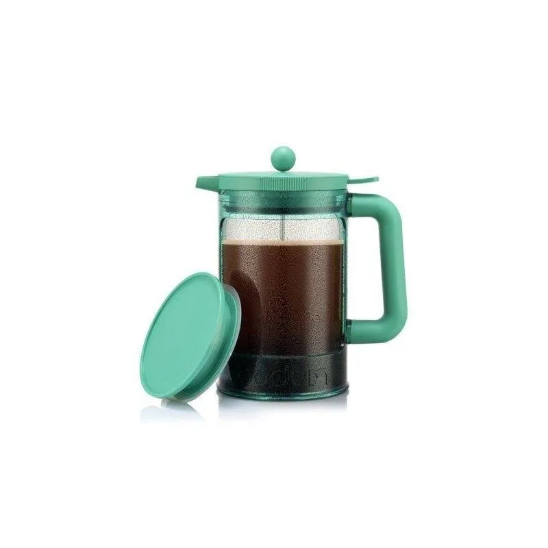 Caffettiera a stantuffo Bodum Bean Set 1,5 L Verde per infusione calda e fredda - immagine 1