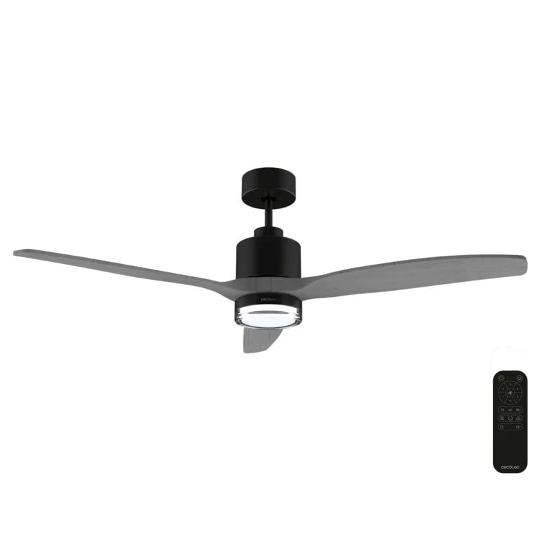 Ventilatore da Soffitto con Luce Cecotec EnergySilence Aero 5330 Jelly Dark 30W 132cm 6 Velocità Telecomando Timer Funzione Inverno - immagine 1