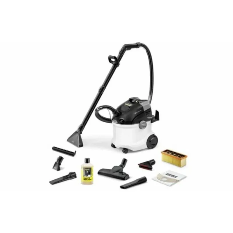 Aspirapolvere Industriale Kärcher SE 6 Signature Line 1000W Secco e Bagnato Nero Grigio Bianco - immagine 1