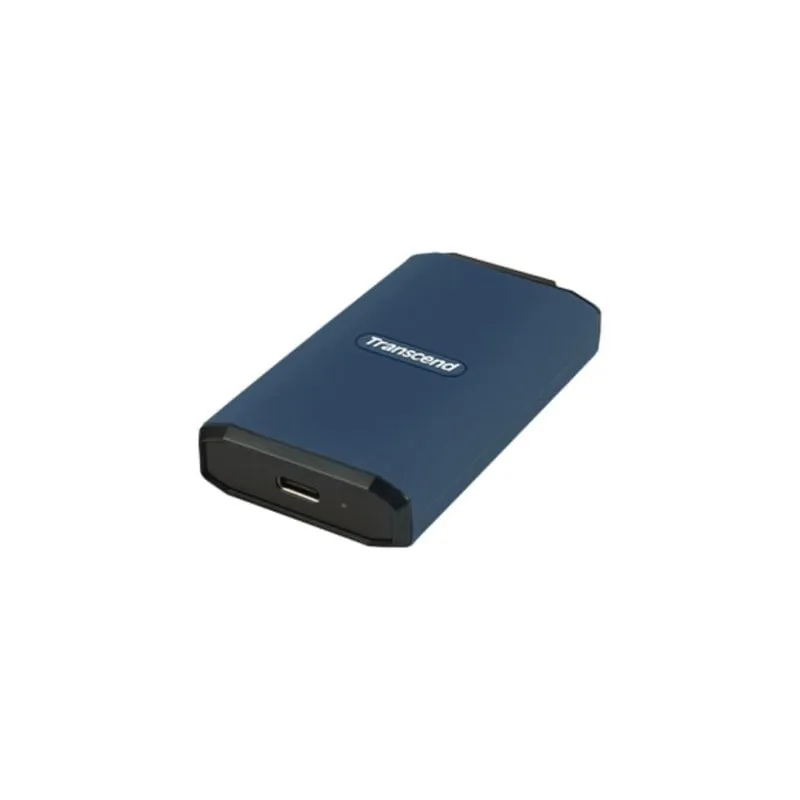 Disco Duro Transcend ESD410C 1TB SSD USB Type-C 2000MB/s Blu Sicurezza - immagine 1