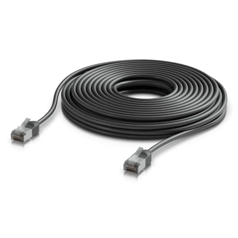 Cavo di rete Ubiquiti UACC-Cable-Patch-Outdoor-C6A-12M-BK Cat6a 12 m Nero - immagine 1