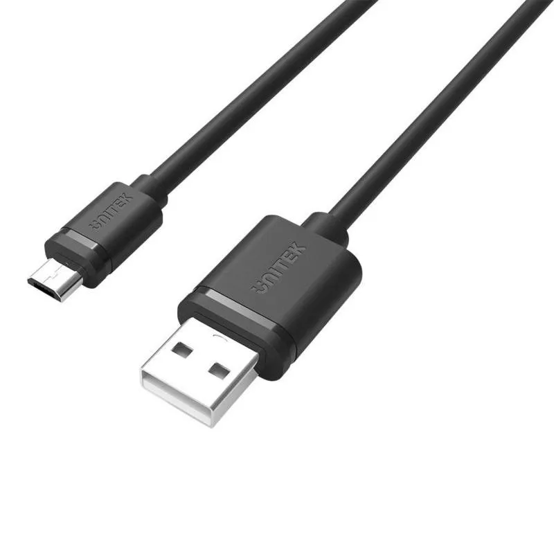 Cavo USB Unitek Y-C435GBK 3 m USB A a Micro-USB B USB 2.0 Nero - immagine 1