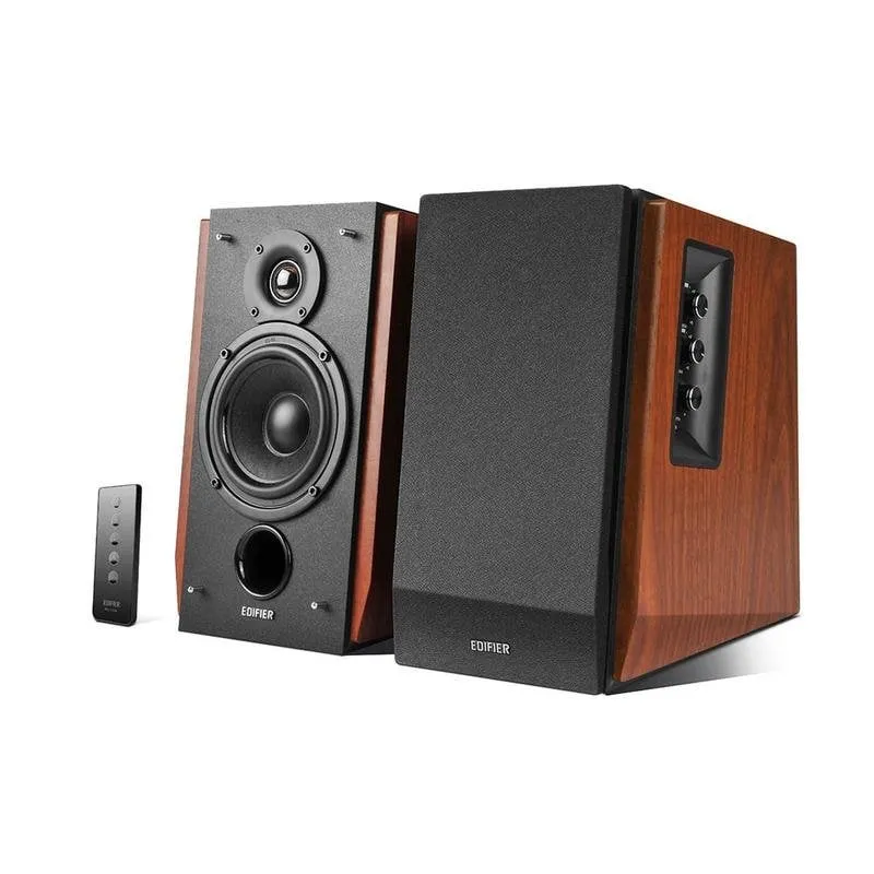 Altoparlanti Edifier R1700BT Cablaggio e Wireless 15W Marrone con Regolazione Bassi - immagine 1