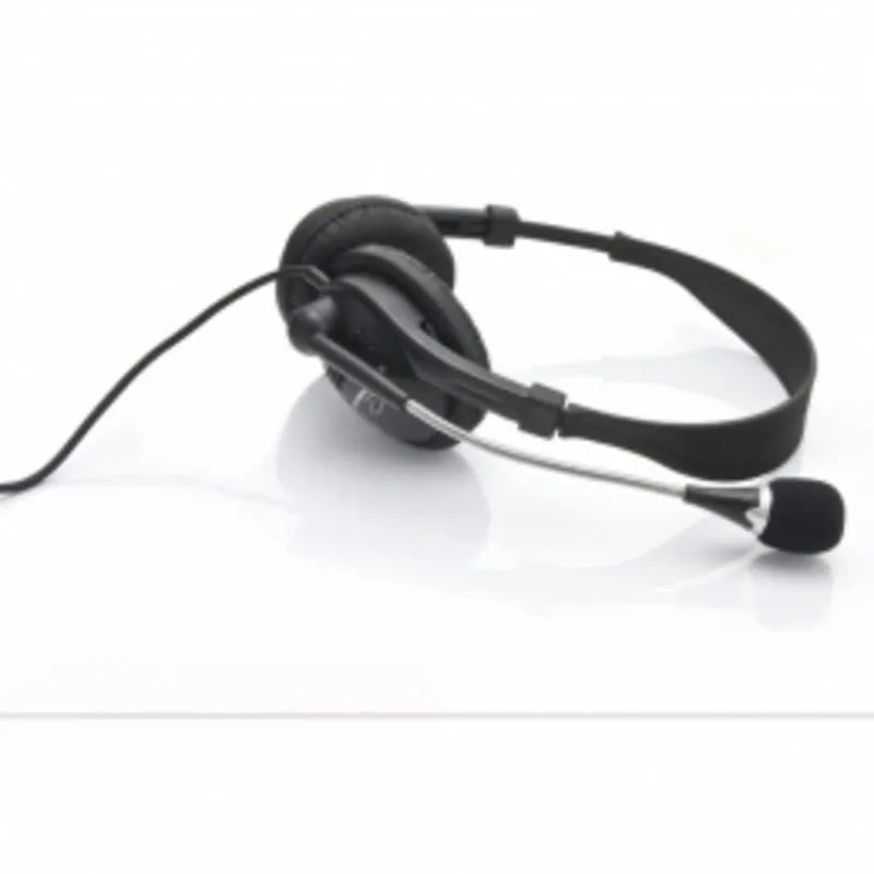 Auricolari Esperanza EH115 con cavo, microfono a braccio per chiamate e musica, nero - immagine 1