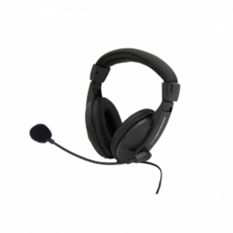 Auricolari Esperanza EH103 con cavo, connettività cablata, per chiamate e musica, nero - immagine 1