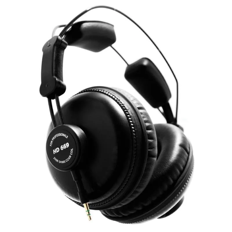 Cuffie Superlux HD669 con cavo, jack 3,5 mm, musica, nere - immagine 1