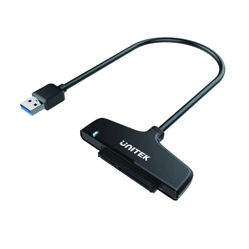 Adattatore USB 3.0 a SATA Unitek Y-1096 Nero 5 Gbit/s - immagine 1