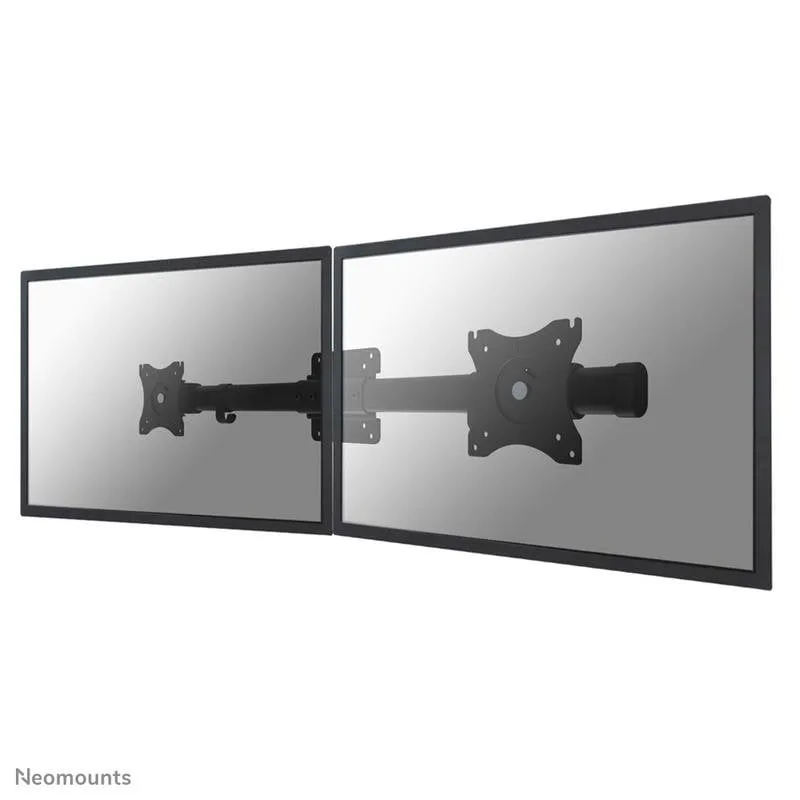 Neomounts FPMA-CB100BLACK Supporto Monitor Parete 10 a 27" VESA 75x75 a 100x100 Max 10Kg - immagine 1