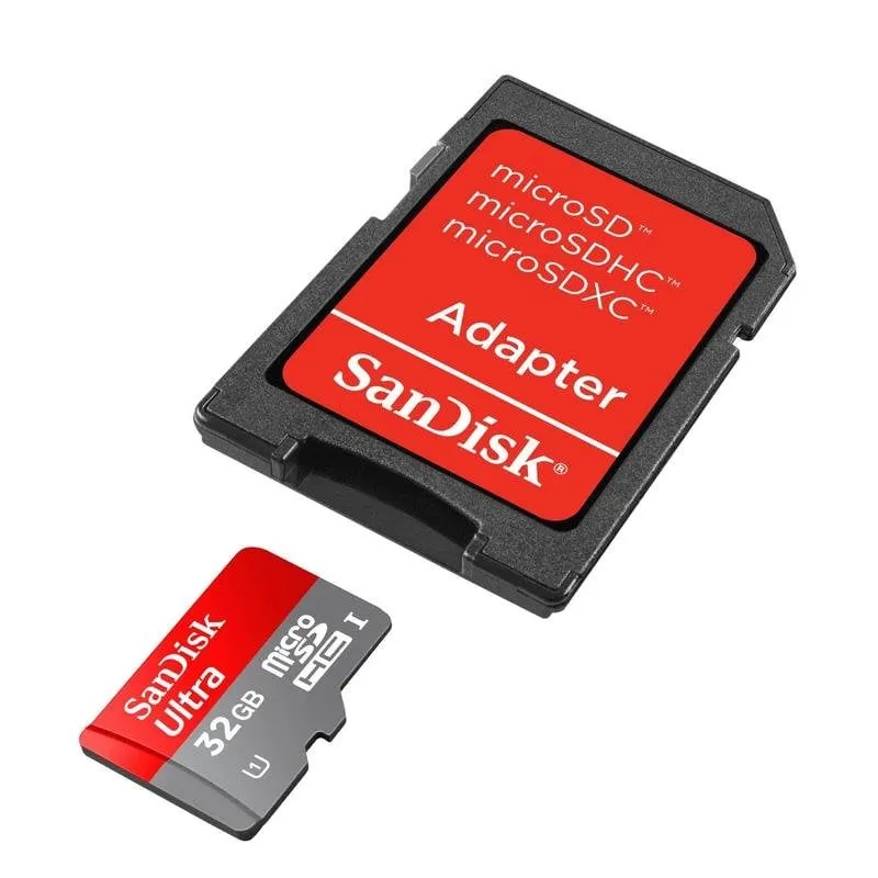 Scheda di memoria SanDisk Ultra microSDHC 32GB Classe 10 30 MB/s Android - immagine 1