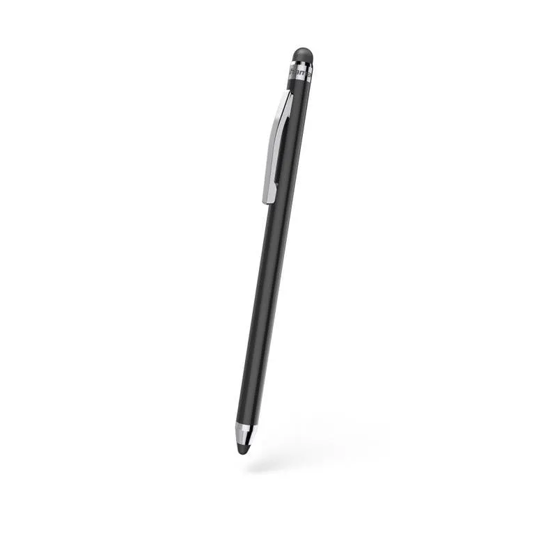 Penna digitale Hama Twin-Stylus per tablet, nera, alluminio - immagine 1