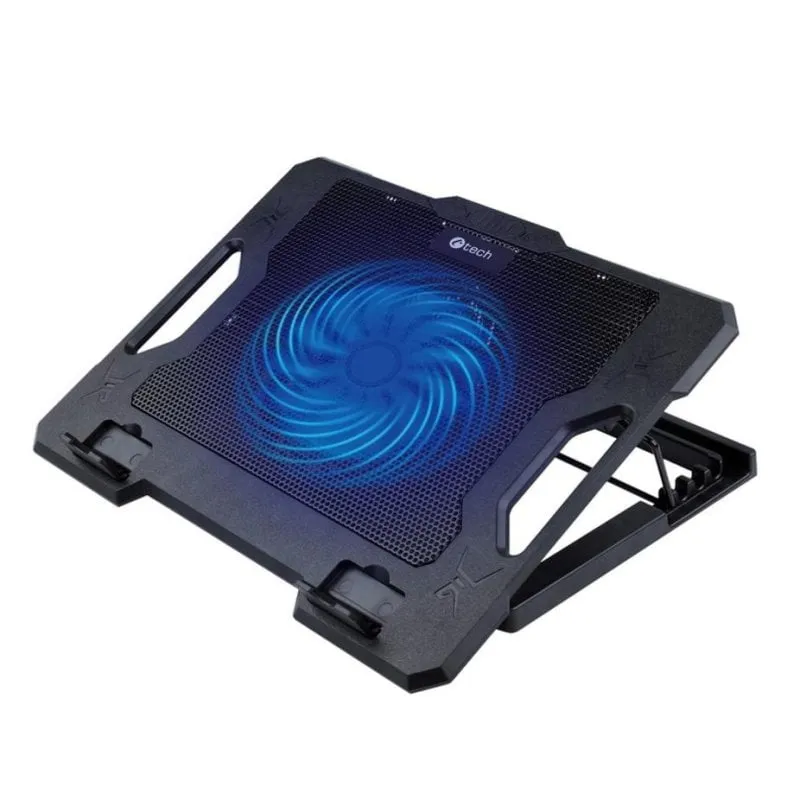 Ventilatore supplementare C-Tech CLP-S100 17,3" 1000RPM USB con 2 porte USB - immagine 1