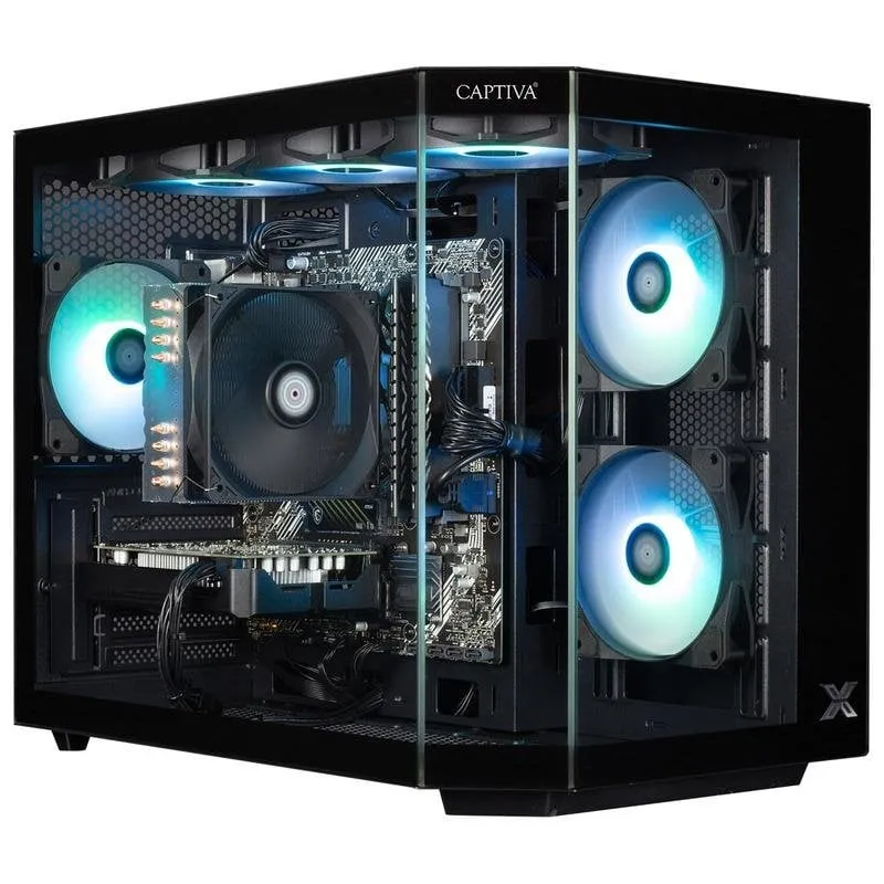 PC fisso CAPTIVA 92543 AMD Ryzen 7 5700X 32GB 2TB SSD RTX 5060 Ti Windows 11 WiFi6 - immagine 1