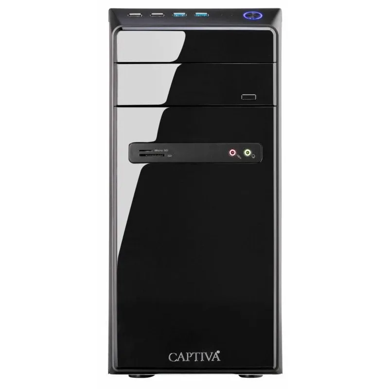 PC fisso CAPTIVA 95662 AMD Ryzen 5 5600G 8GB 250GB SSD Radeon FreeDOS WiFi6 - immagine 1