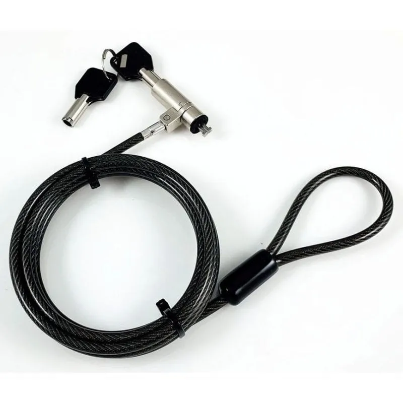 Cavo antifurto Gearlab GLB220103 1,8 m con chiave acciaio carbonio nero - immagine 1