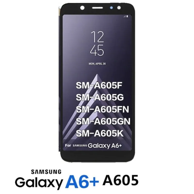 Schermo Samsung Galaxy A6 Plus A605FN Ricambio Touch Display - immagine 1