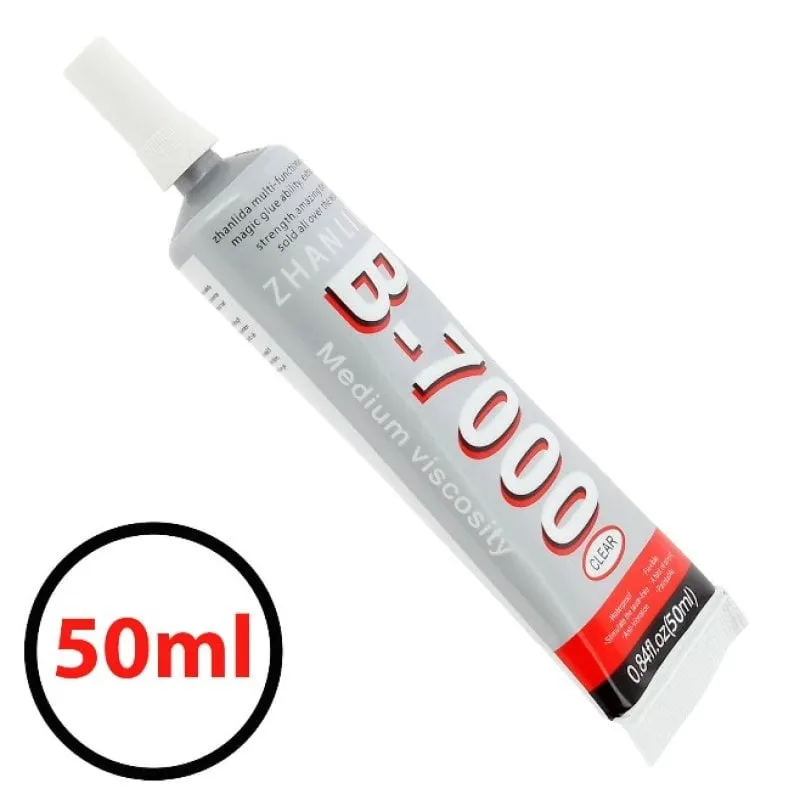Colla B7000 50ml Trasparente Set 3 Pezzi Riparazione Mobile - immagine 1
