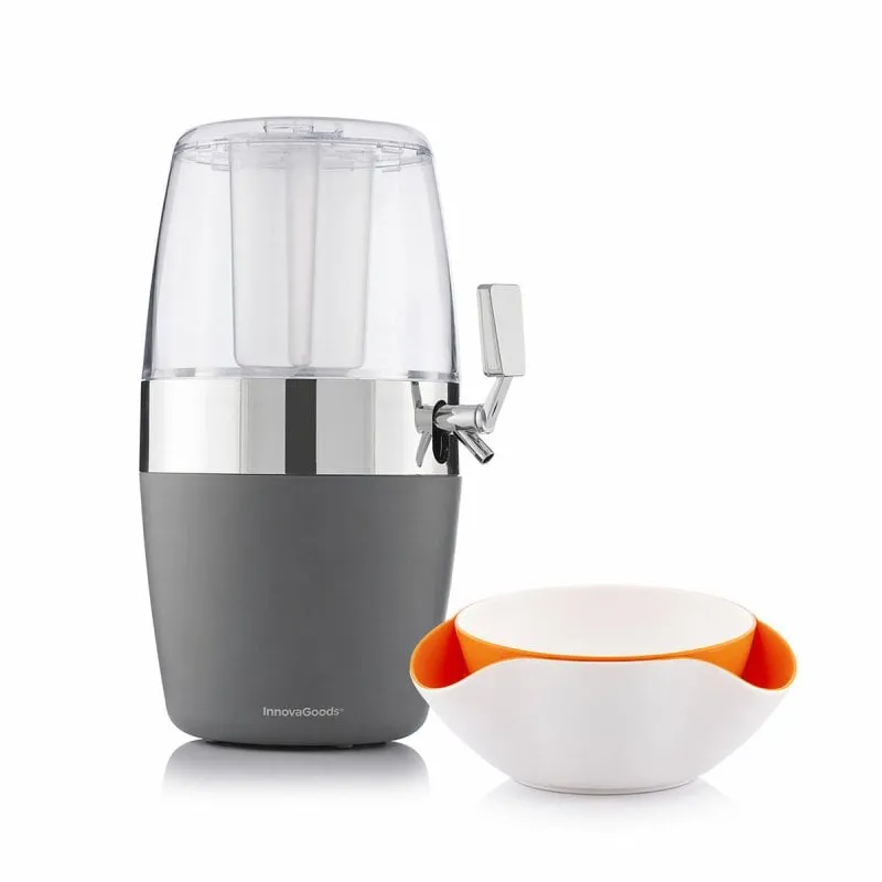 Dispenser Birra InnovaGoods Pack 2-in-1 Ciotole Snack 4L Scomparti Ghiaccio - immagine 1