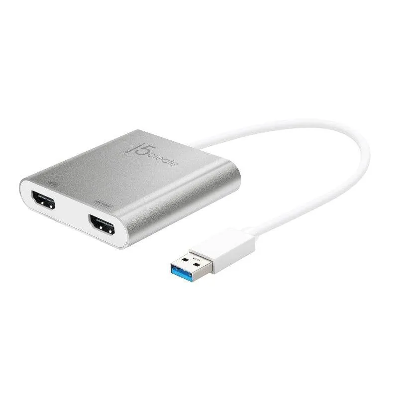 Adattatore USB 3.0 doppio HDMI per monitor multipli j5create JUA365 - immagine 1
