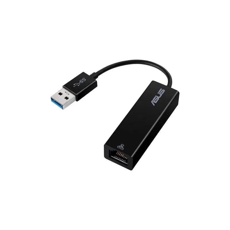 Adattatore USB a Ethernet ASUS OH102 U3 TO RJ45 DONGLE Nero - immagine 1